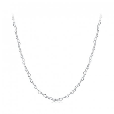 Lant argint cu inimioare [7]