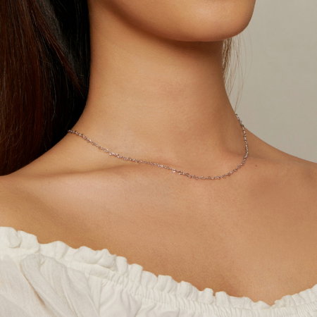 Lant argint cu inimioare [1]