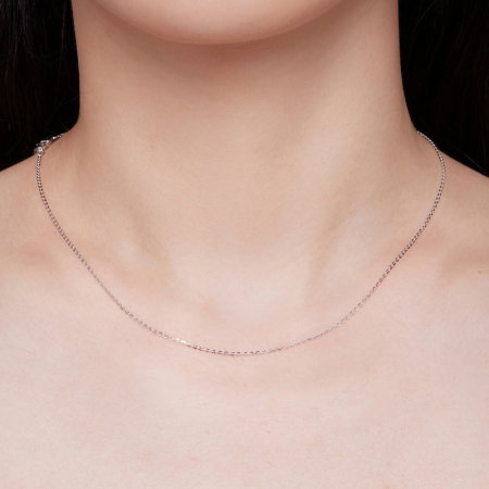 Lant argint cu zale ovale [1]