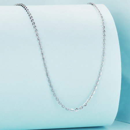 Lant argint cu zale ovale [6]