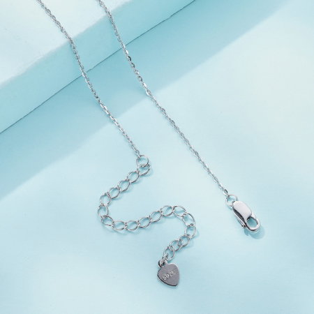 Lant argint cu zale ovale [7]