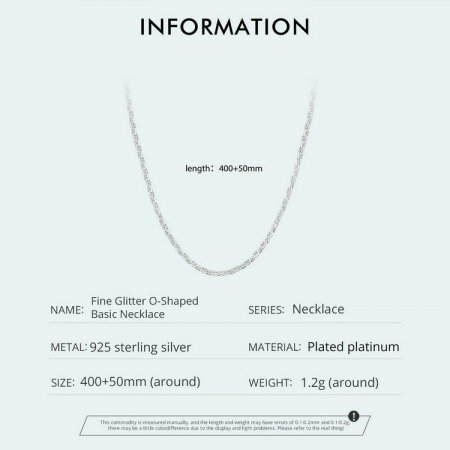 Lant argint cu zale ovale [10]