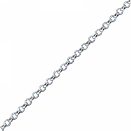 Lant argint Rolo 60 cm cu zale rotunde [0]
