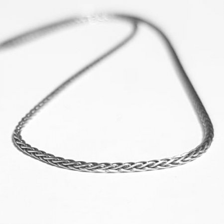 Lant argint spic de grau 70 cm [1]