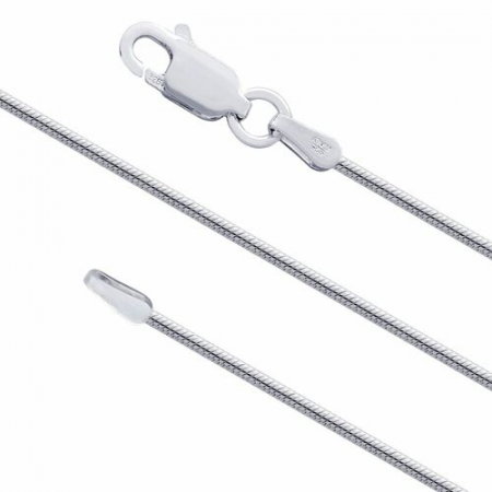 Lant argint tip sarpe de 60 cm, 1,5 mm [0]
