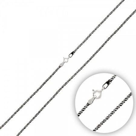 Lant argint oxidat sarpe Twist [1]