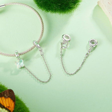 Lant de siguranta bratara cu fluturas [4]