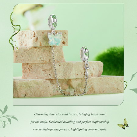 Lant de siguranta bratara cu fluturas [11]