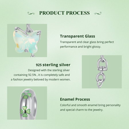 Lant de siguranta bratara cu fluturas [6]