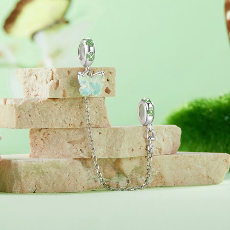 Lant de siguranta bratara cu fluturas [3]