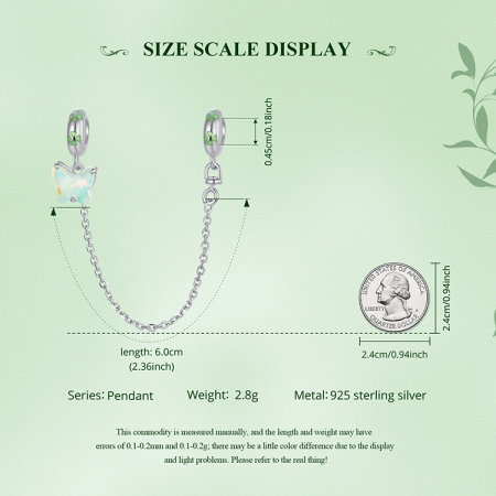 Lant de siguranta bratara cu fluturas [8]