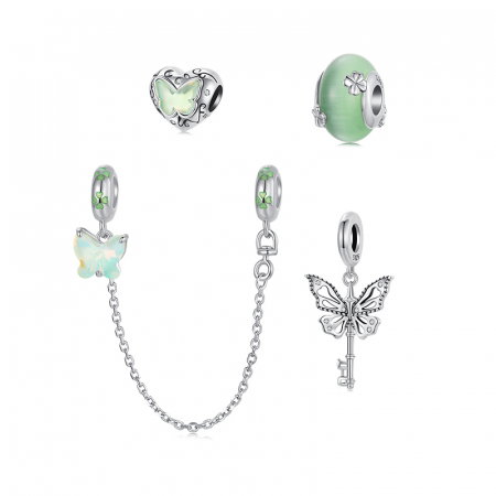 Lant de siguranta bratara cu fluturas [16]