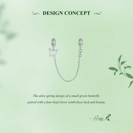 Lant de siguranta bratara cu fluturas [5]