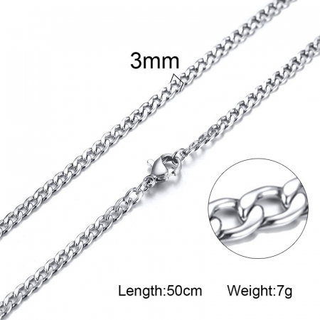 Lant inox 3 mm, 50 cm [2]