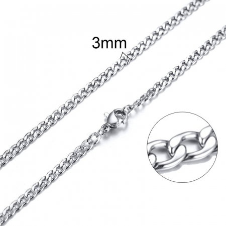 Lant inox 3 mm, 60 cm [2]