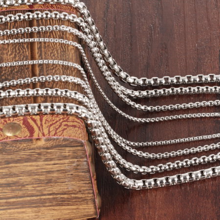 Lant inox argintiu 2 mm x 55 cm [1]