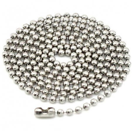 Lant inox argintiu 2 mm x 55 cm [1]