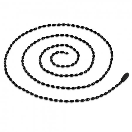 Lant inox army, militar, 2 mm si 60 cm cu bilute ovale [1]