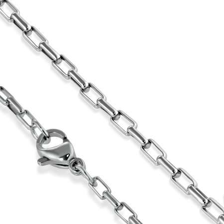 Lant inox cu zale dreptunghiulare 55 cm si 2 mm LSL0321 [0]