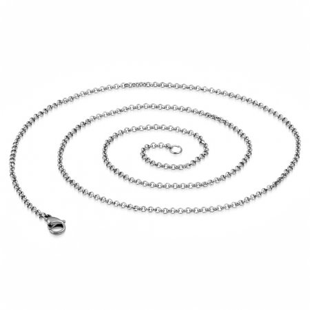 Lant inox cu zale rotunde 2 mm si 56 cm [1]