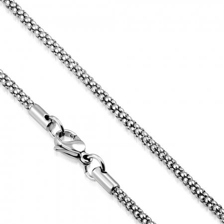 Lant inox 60 cm lungime si 2 mm model Popcorn LSL0031 [0]