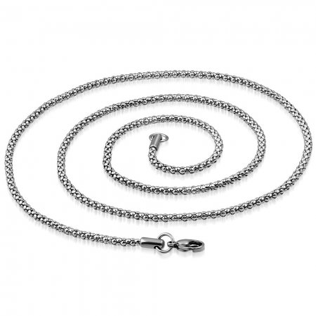 Lant inox 60 cm lungime si 2 mm model Popcorn LSL0031 [1]