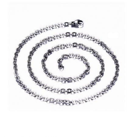 Lant inox zale rotunde de 3 mm latime si 50 cm lungime