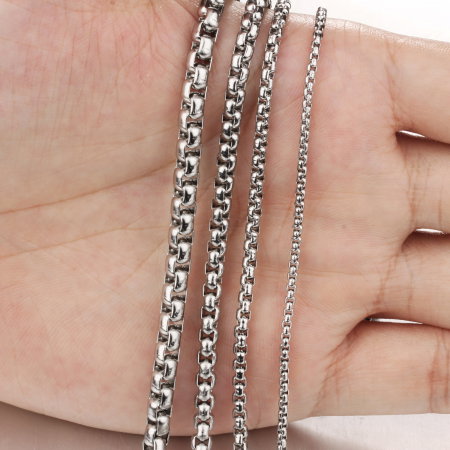 Lant inox cubic de 3 mm latime [2]