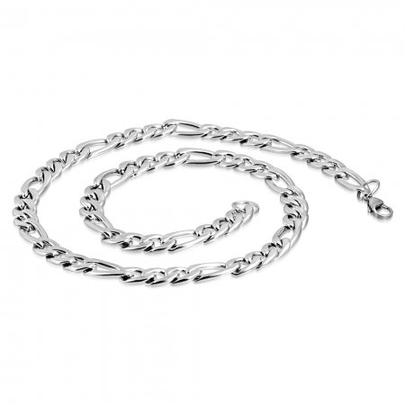 Lant inox Figaro 55 cm si 9 mm latime LSL0303 [1]