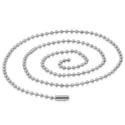 Lant inox militar cu bilute army 60 cm si 4 mm grosime [4]