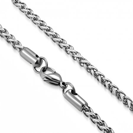 Lant inox model impletit 3 mm si 50 cm [2]