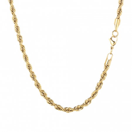 Lant inox auriu tip franghie de 3 mm [3]