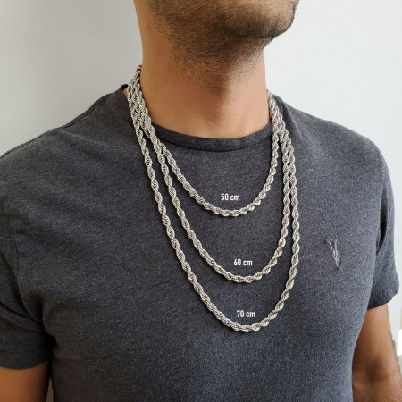 Lant inox tip franghie de 5 mm [6]