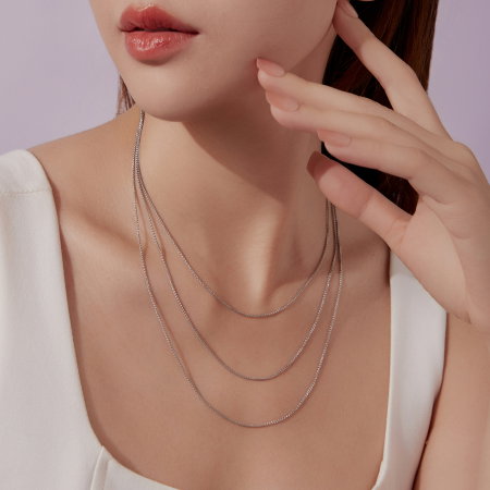 Lantisor argint model grau [10]