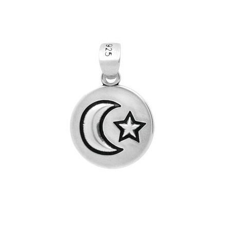 Pandant argint 925 cu doua fete I love you to the Moon and back PSX0631 - Be In Love [1]