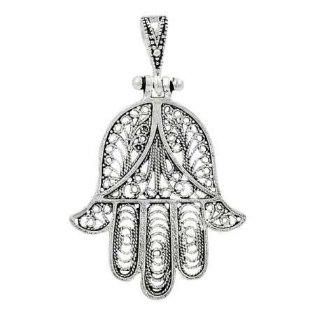 Pandantiv argint 925 cu Hamsa Mana lui Fatima - Be Spiritual PTU0008 [0]
