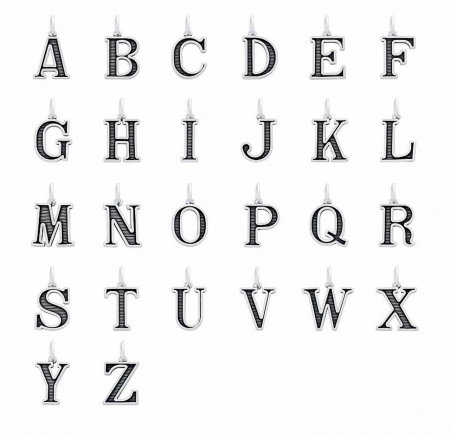 Pandantiv argint 925 cu litera E [1]