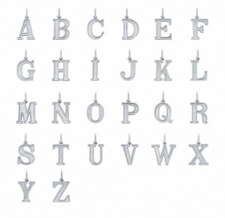 Pandantiv argint 925 cu litera E [1]