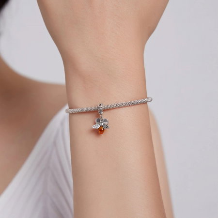 Pandantiv argint albinuta si mesaje pozitive [2]