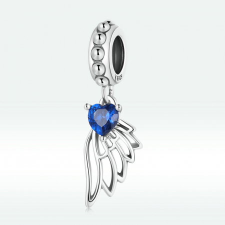 Pandantiv argint aripa de inger cu inimioara [6]