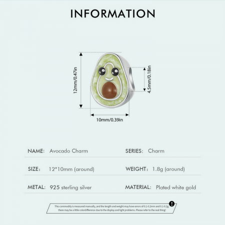 Pandantiv argint Avocado [7]
