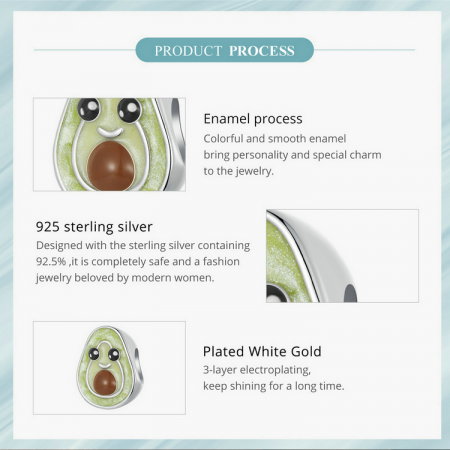 Pandantiv argint Avocado [9]