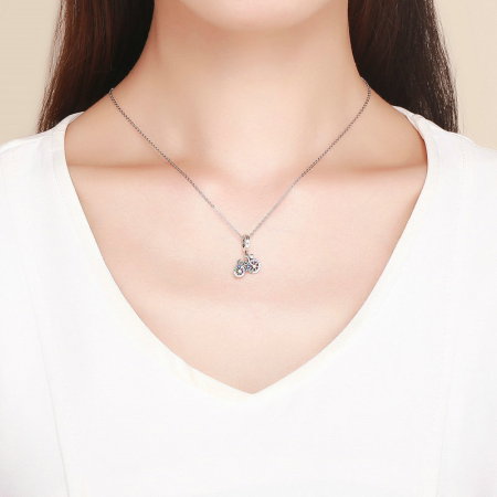 Pandantiv argint bicicleta [2]