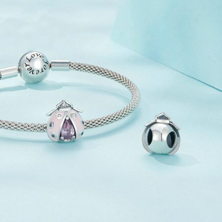 Pandantiv argint buburuza cu sapte stele [2]