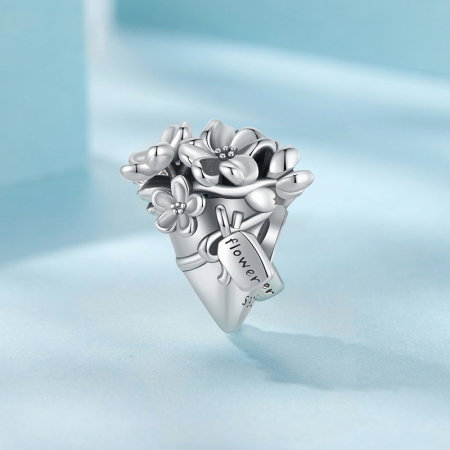 Pandantiv argint Buchet de Flori [2]