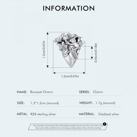 Pandantiv argint Buchet de Flori [6]