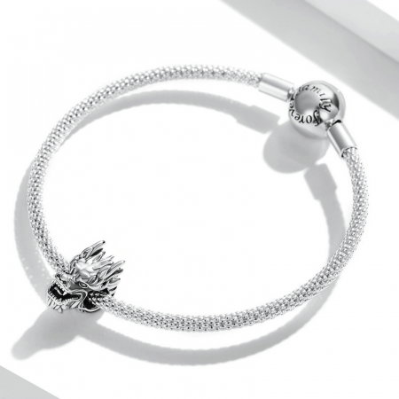 Pandantiv argint cap de dragon [2]