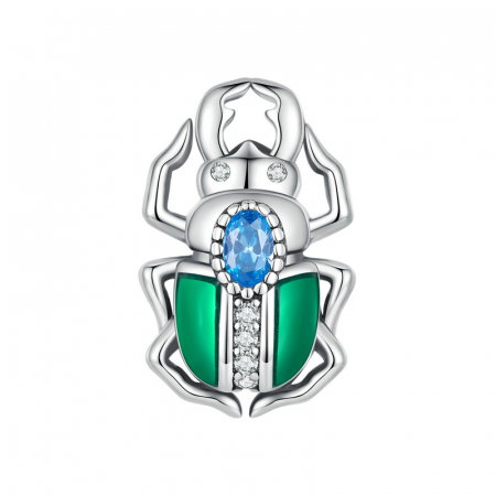 Pandantiv argint carabus