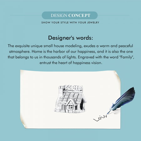 Pandantiv argint casa familiei [7]