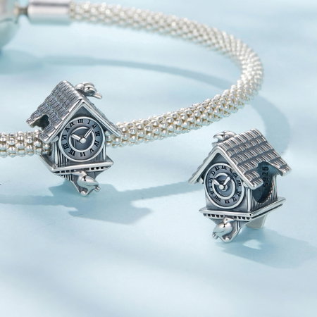 Pandantiv argint ceas cu cuc [2]